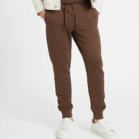 Banana Republic Organic French Terry Chocolate Jogger